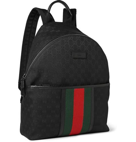 black Gucci backpack men's